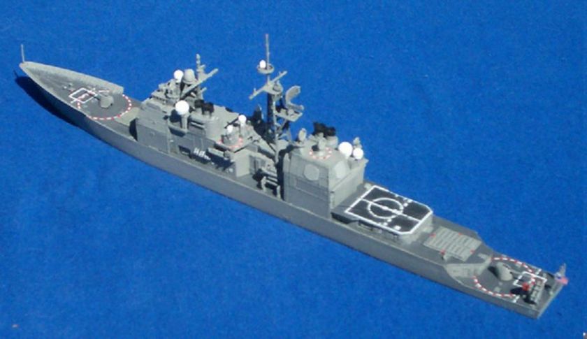 700 Cruiser CG Waterline Model Ship Kit Building Svc  