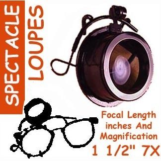 SPECTACLE LOUPE ECONOMY 7X MAGNIFIER WATCHMAKER  