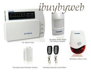 SecurityMan Air Alarm1 No Fee Home Security System DIY  