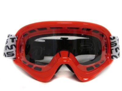 YOUTH RED OFF ROAD GOGGLES MOTOCROSS DIRT BIKE ATV MX  