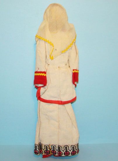 1946 Macedonia Albania Cloth Costume Doll Frantz Museum  