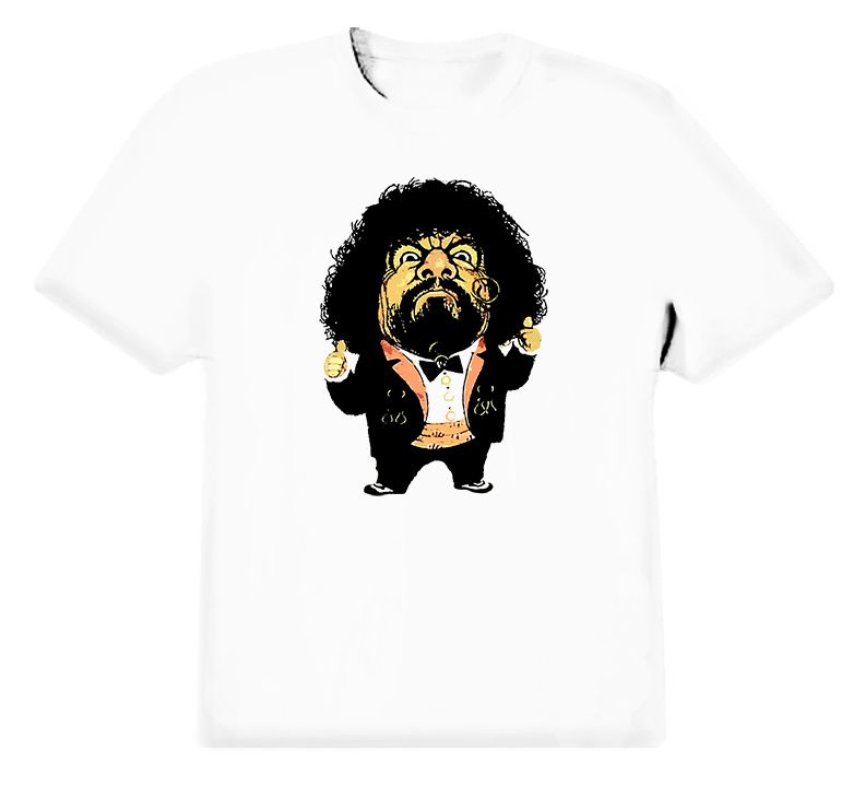 Captain Lou Albano 1980s Wrestling T Shirt  