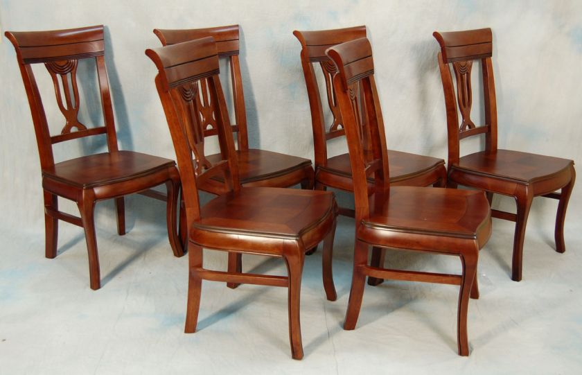 Set of Six Mahogany Dining / Conference Chairs  