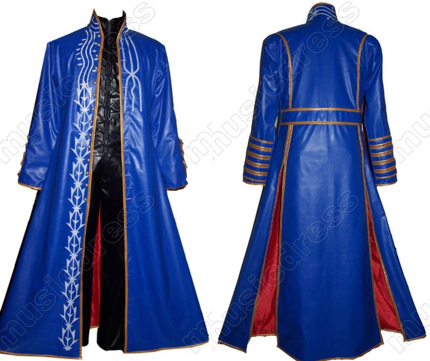 Devil May Cry 4 DMC4 Vergil cosplay costume  