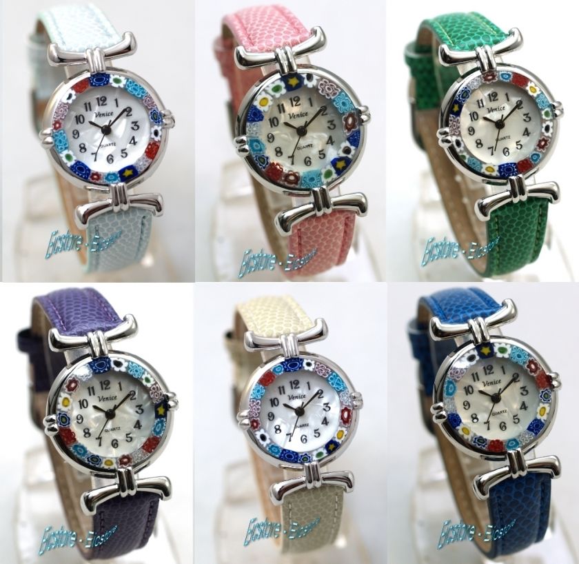 SALE~ Venice Italy Murrine Murano Glass Womens watch  