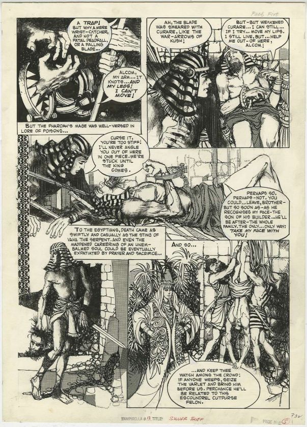 JOSE M. BEA   VAMPIRELLA #13 CMPLT 11 PG STORY ORIG ART  