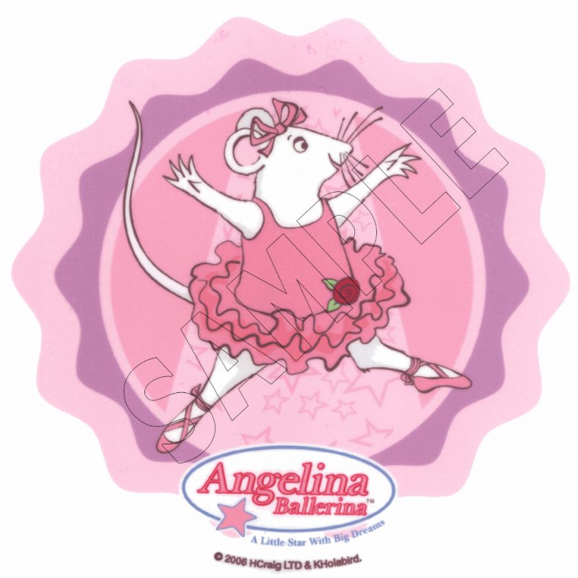 Angelina Ballerina Edible Image Cake Decoration  