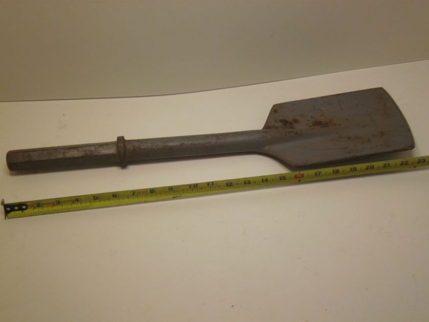 new brunnner & lay jack hammer shovel bit asphalt spade 1 1/16 shaft 
