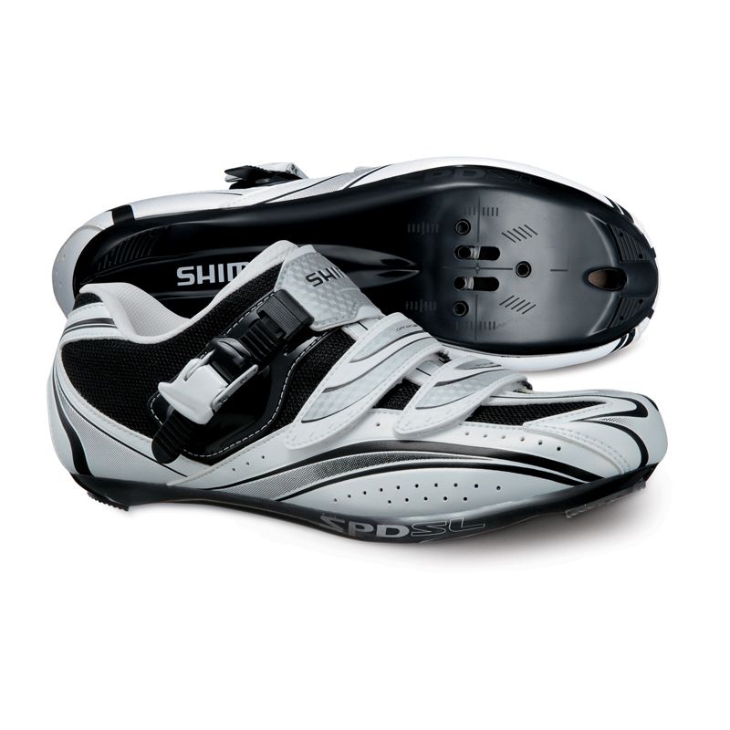   Road Bike SPD SL Cycling Shoes White Black EU Size 45 US 10.5  