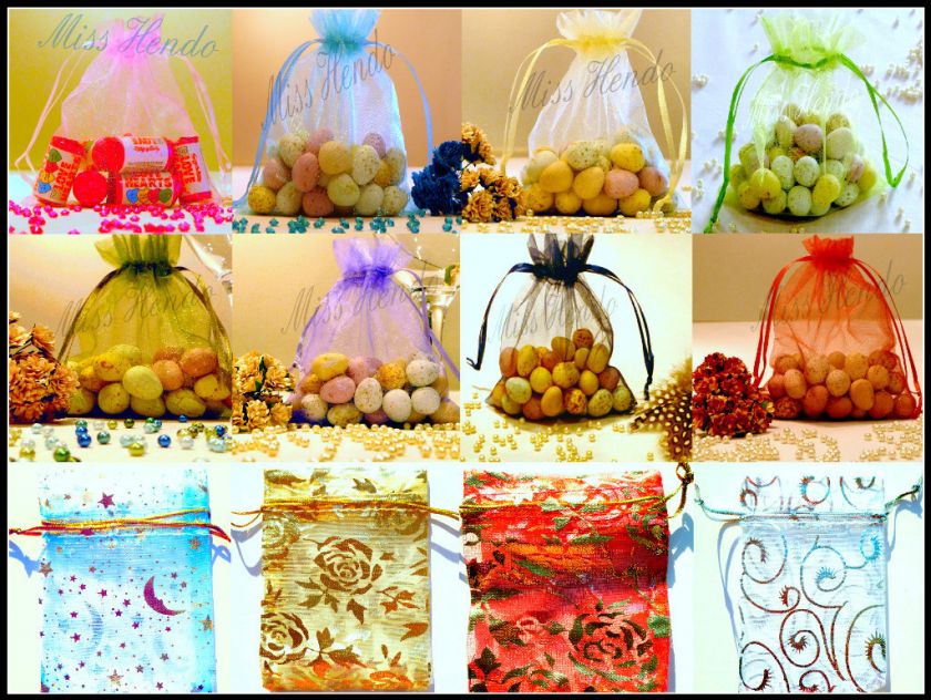 50 *Luxury* Wedding Party Favour Gift Bags Jewellery  