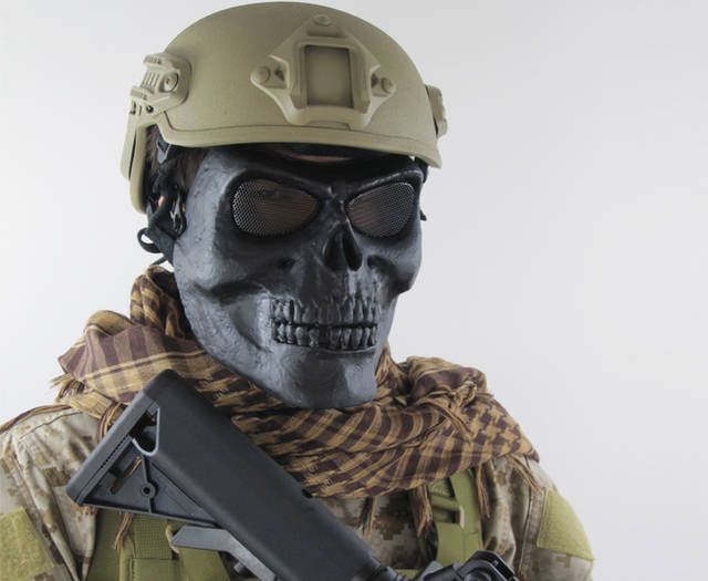 Name M02 II soldiers skull face protective mask