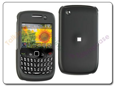 MATTE BLACK HARD CASE COVER BLACKBERRY CURVE 8520 8530  