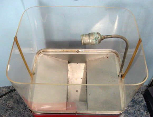 POPCORN CO. LITTLE GIANT POPCORN WARMER & DISPENSER 1950s #1 