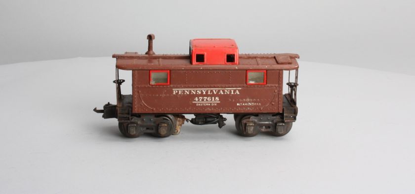 Lionel 477618 Pennsylvania Illuminated Tin Caboose (Repainted)  