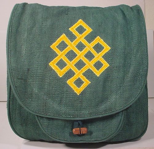 Large Durable Bag ~ HEMP HANDBAG ~ Buddhas Eyes Purse  