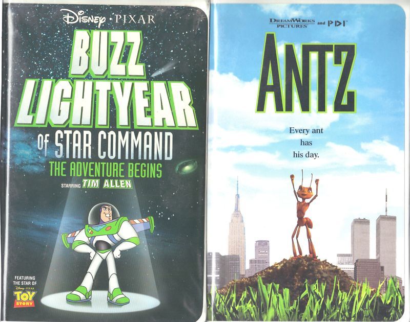    The Adventure Begins (VHS, 2000) & Antz   2 VHS 786936125672  
