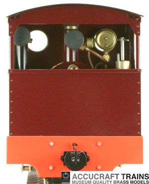 ACCUCRAFT CARADOC 0 4 0T   LMS Maroon LIVE STEAM BRASS  