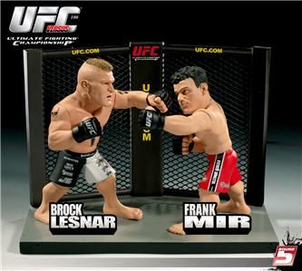 BROCK LESNAR VS FRANK MIR ROUND 5 UFC VERSUS FIGURE TOY  