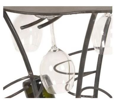 Artist Designed Steel Console Wine Table Storage Rack  