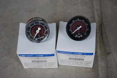 Lot New Ashcroft Ultra Purity High Pressure Gas Gauge  