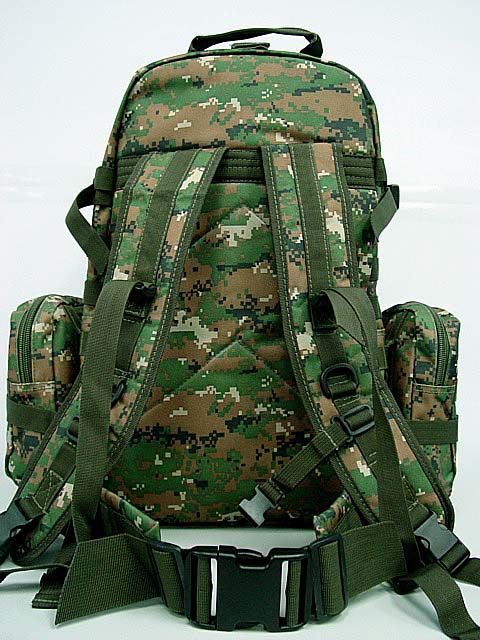 SWAT Molle Assault Backpack Bag Digital Camo Woodland  