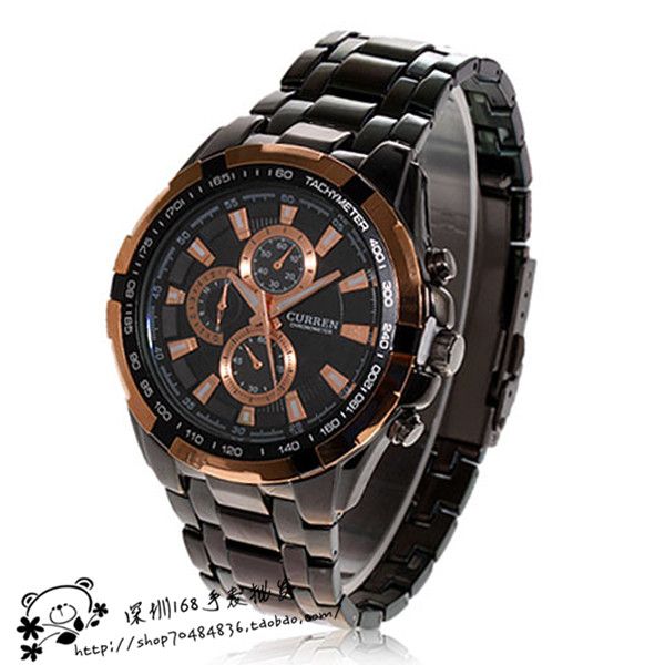 New Luxury Quartz Men Boy Stainless Steel Sport Wrist Watch High 