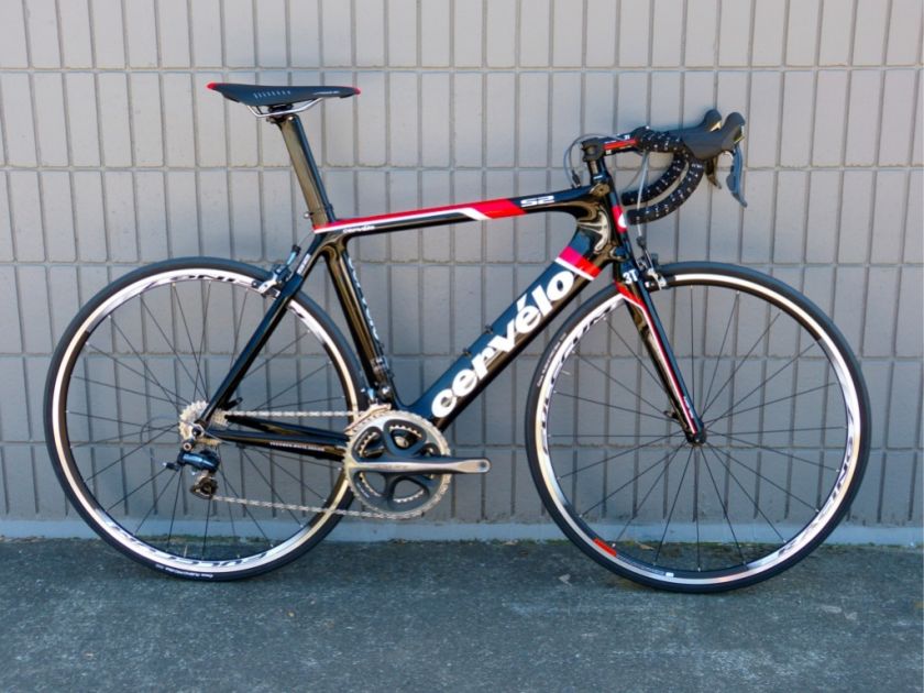 New 2011 Cervelo S2 road bike. Size 56cm. 7900 Dura Ace group. Fulcrum 