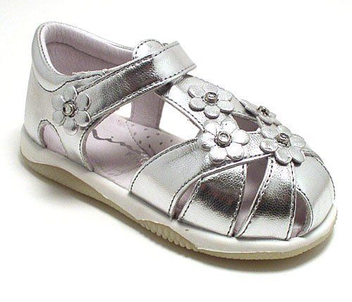 NINA ASTA SILVER FISCHERMAN TODDLER SANDAL SILVER  