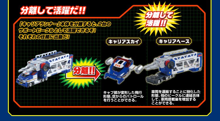 NEW TOMICA HYPER BLUE POLICE NO.2   CARRIER RUNNER CAR  