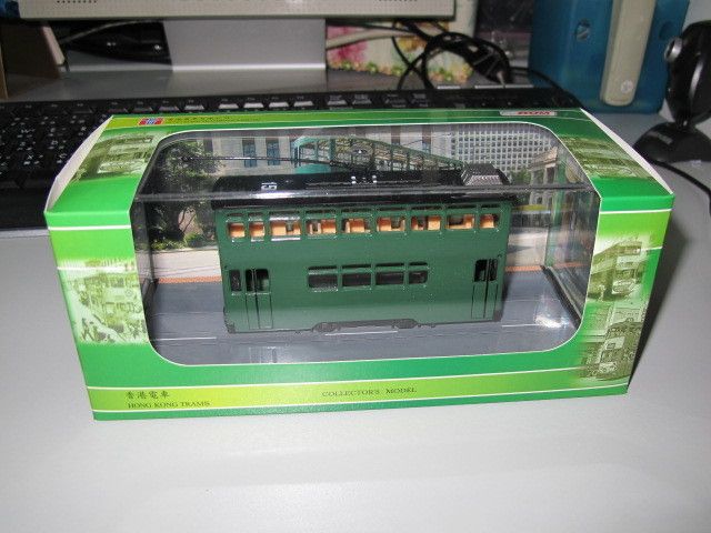 Hong Kong tramways double decker tram model 1/76  