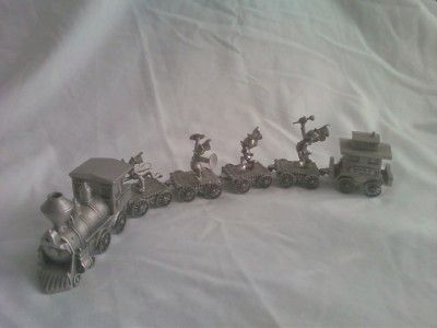 Hudson Disney Pewter Complete Train set  