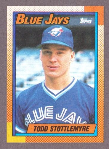 TODD STOTTLEMYRE   1990 TOPPS   BLUE JAYS #591   GD  