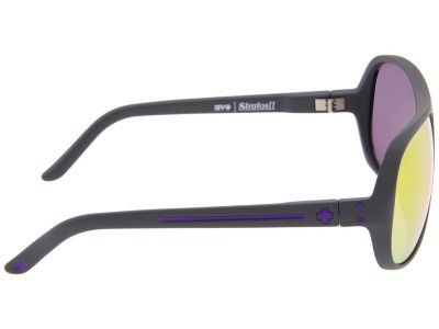 NEW SPY STRATOS II SUNGLASSES Matte Grey/Pink Mirror Multi Layered 