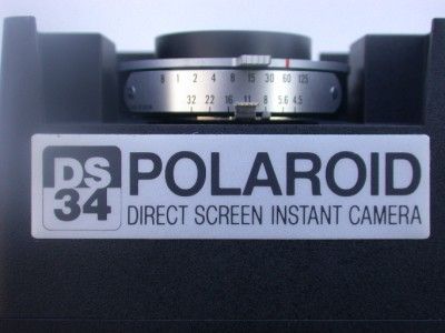 POLAROID DS34 DIRECT SCREEN INSTANT CAMERA COPAL TOMINON 14.5 F=105mm 