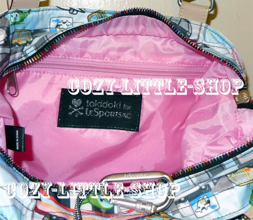 NWT LeSportsac TOKIDOKI CITTA *MAMMA MIA* Bag~CACTUS+POPCORN+PIG+ 