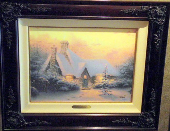 Thomas Kinkade “Christmas Tree Cottage” G/P lith framed  