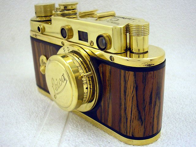   RUSSIAN GOLD 35MM RANGEFINDER CAMERA LEICA II LUFTWAFFE WWII EXCELLENT