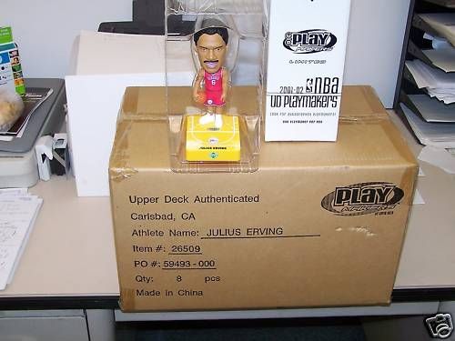 Upper Deck 2001 02 nba Julius erving Bobble 8 per case  