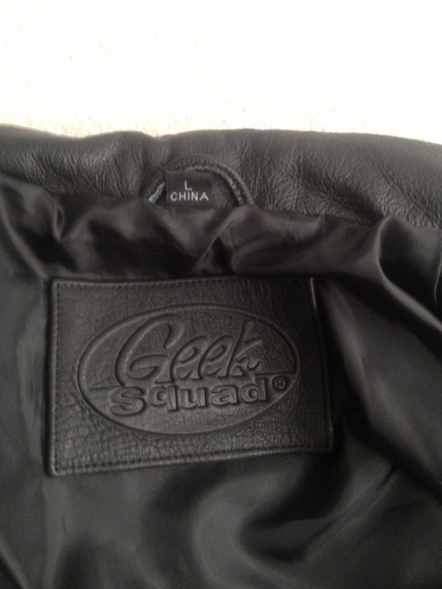 Geek Squad Leather Jacket  