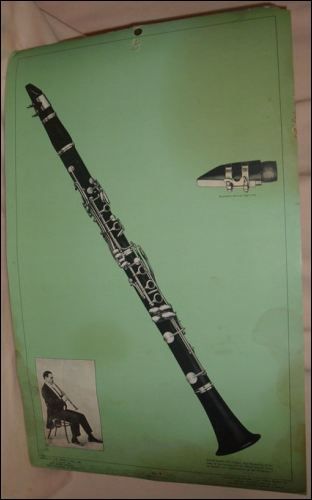 1949 Poster J.W. PEPPER * RCA VICTOR * CLARINET  