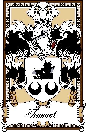 Family Crest 6 Decal  Scottish BP  Tennant  