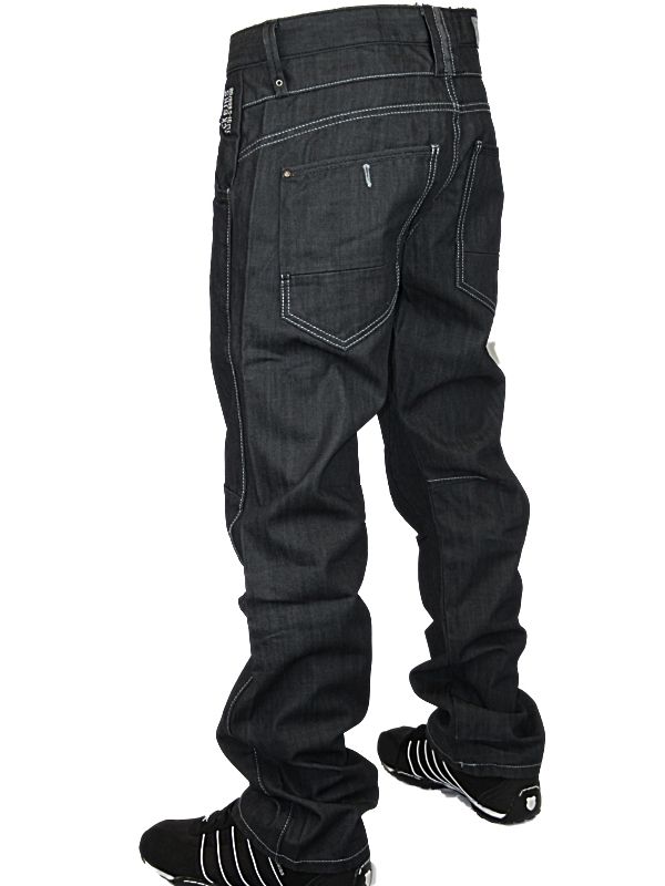 MENS BLACK JACK JONES STREAM DESIGNER JEANS ALL SIZES  