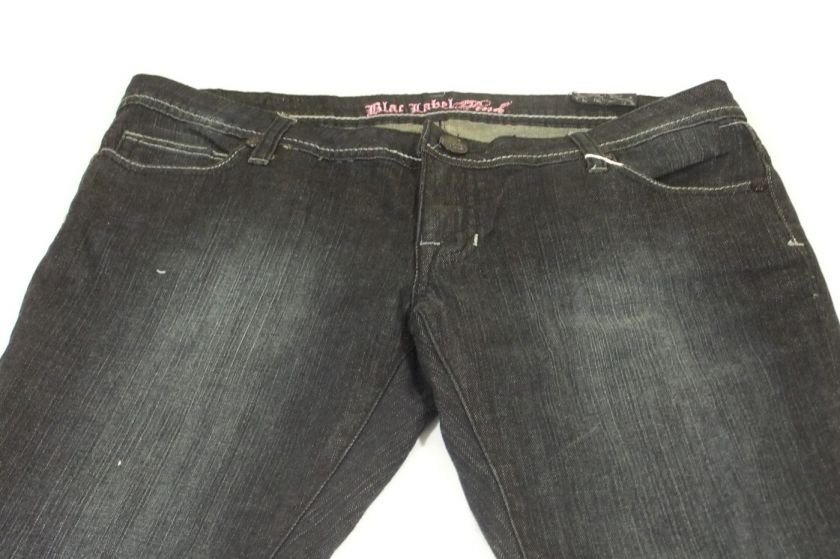 Womens Blac Label PINK Black Jeans Punk Cross 29x34  