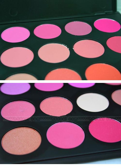 28 Color Makeup Cosmetic Blush Blusher Powder Palette  