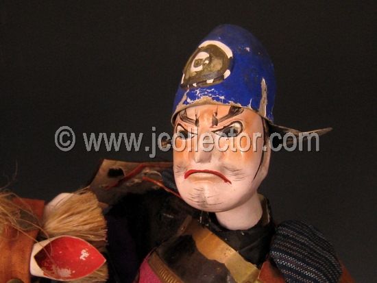 Japanese Edo Period Takeda Doll, Samurai on Horse  