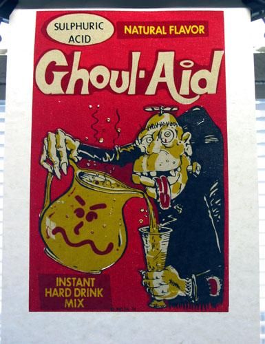   KoolAid RARE Topps vTg Wacky Packs Packages put iron on t shirt  