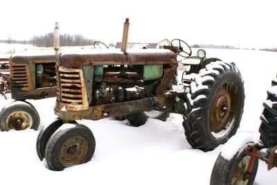 OLIVER Super 88 diesel tractor NEW 14.9 38 Firestone Tires, needs work 