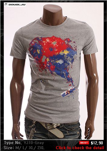 DOUBLJU Mens Short Sleeve T shirts Tee Collection 1  