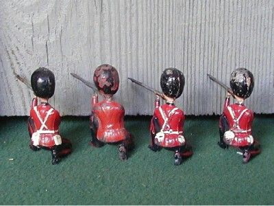 BRITAINS,13 Lead Soldiers,most from Set 1327, Old  