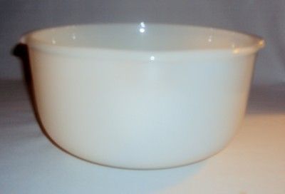 White Fire King Sunbeam Mixer Replacement Bowl USA  